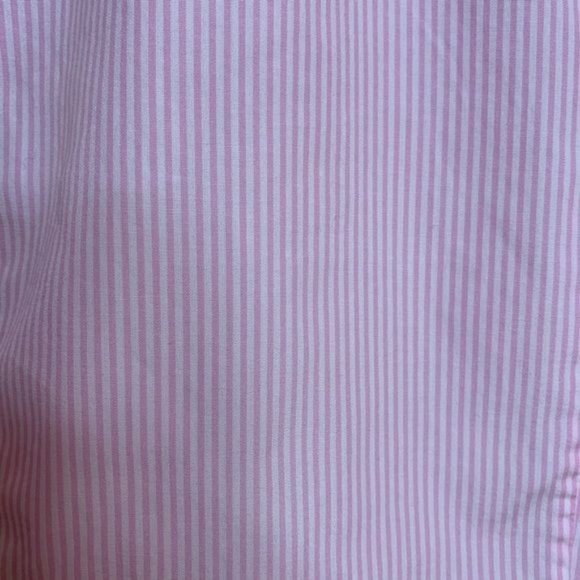 J. Crew Blouse Kathryn Slim-Fit Pinstripe Button Down Shirt Pink White XSmall - Picture 6 of 9